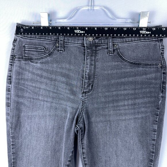 Universal Thread High Rise Jegging Jeans Womens Size 12/31R Charcoal Wash Black - Picture 9 of 13